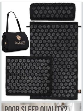 Dakini Acupressure Mat Set and pillow